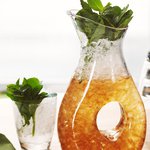 A pitcher of mint julep. Click to find our recipe for mint julep